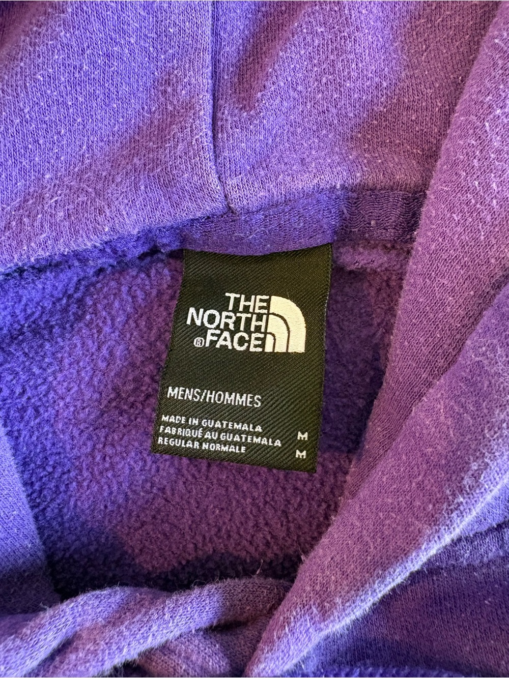 The North Face Men's Purple Hoodie Pullover - Picture 4 of 5
